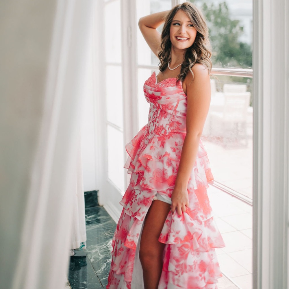 Beautiful Floral BallGown : Size 2